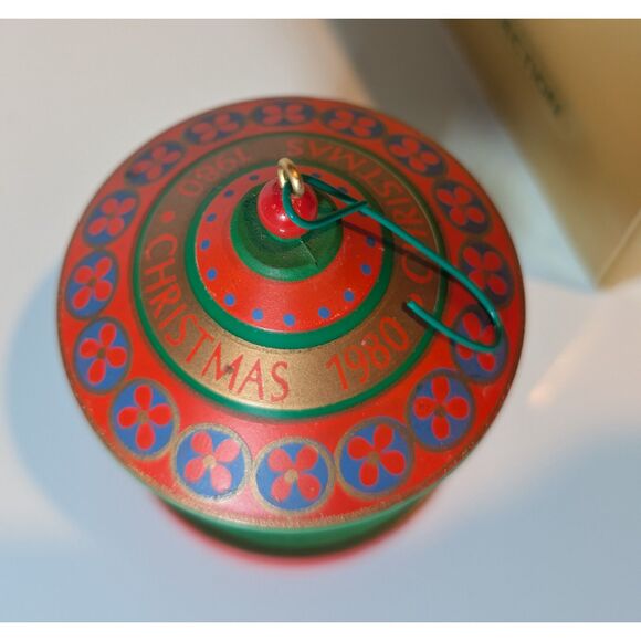 Vintage Hallmark 1980 Christmas Merry Go-Round Ornament with box - Picture 5 of 6